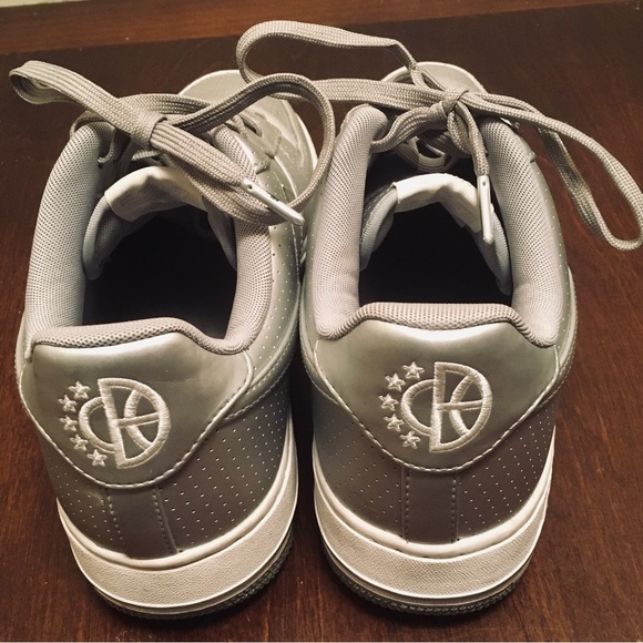 Platinum Nike Air Force Ones - Picture 2 of 6